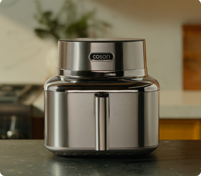 COSORI Iconic Stainless Steel 6.5Qt Smart Air Fryer