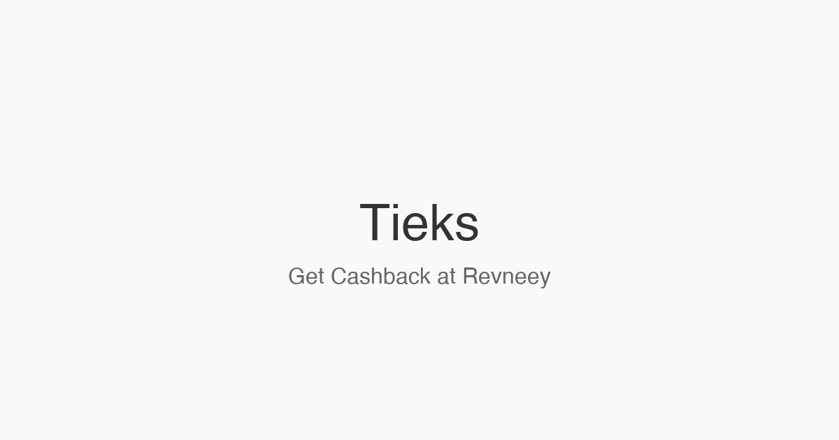 Tieks homepage